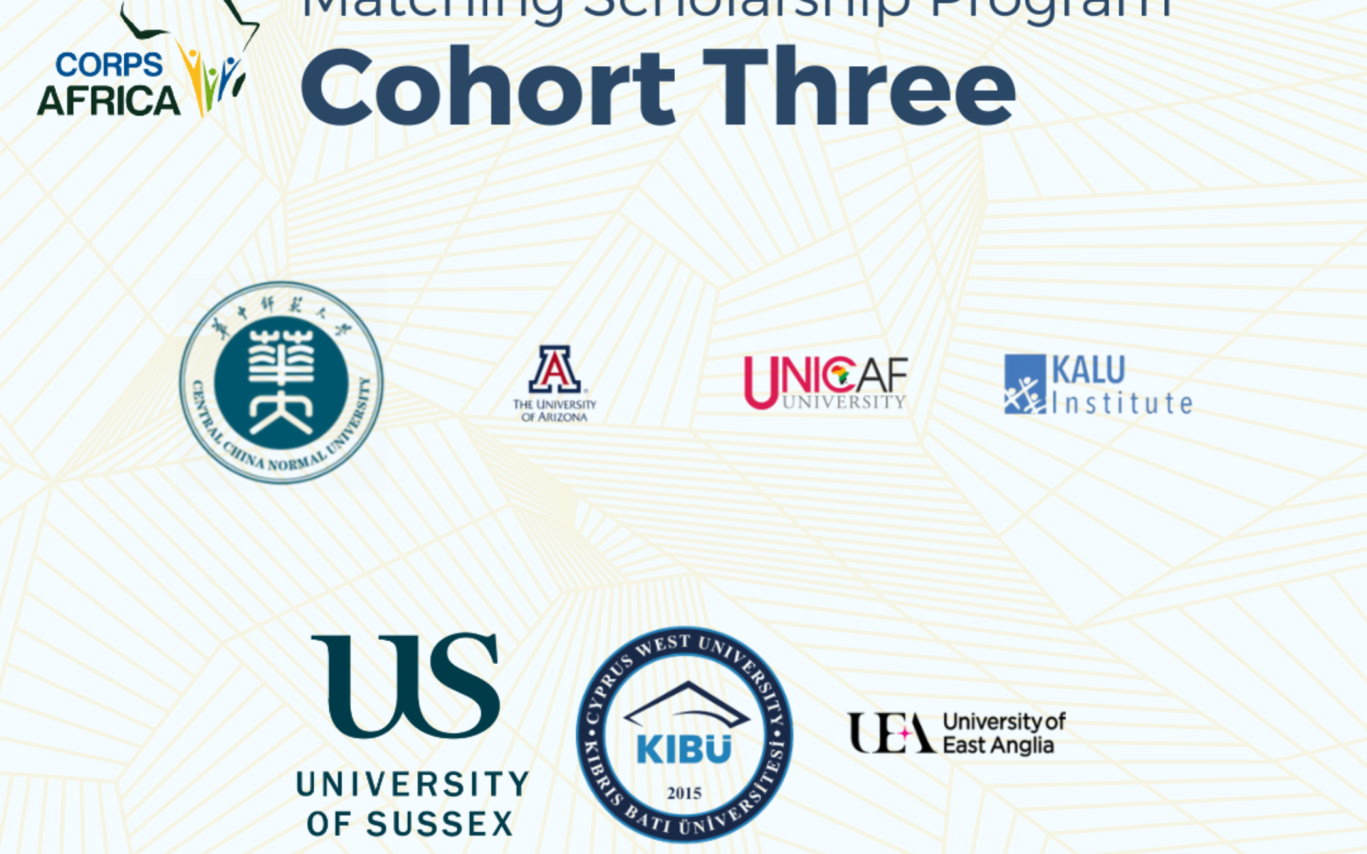 Matching Scholarship Cohort 3 Matching Scholarship Cohort 3