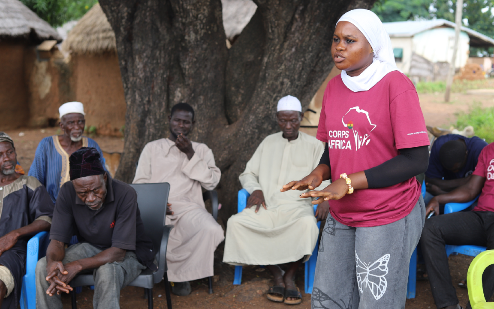 Nimatu Abdul-Rahaman, a 2023:2024 CorpsAfrica:Ghana Volunteer